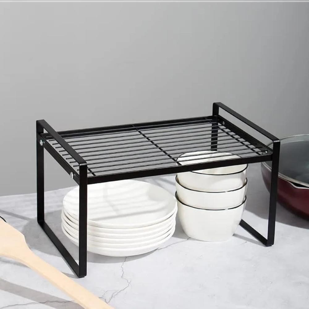 Organizador Armario Bancada Estante Multiuso Prateleira Metal Suporte Guarda Roupa Rack Cozinha
