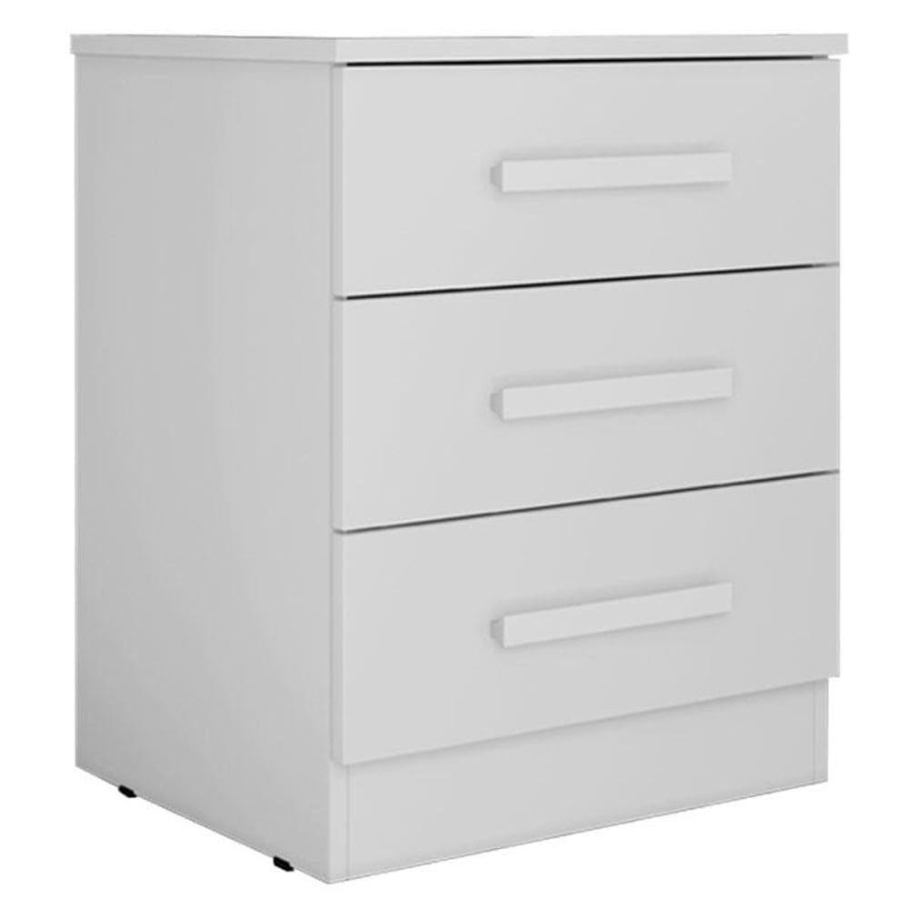 Mesa de Cabeceira Milão Neve - Novo Horizonte