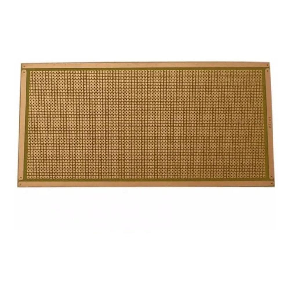 10X Placa De Fenolite Ilhada 10 X 15 Cm Pcb Perfurada Padrã