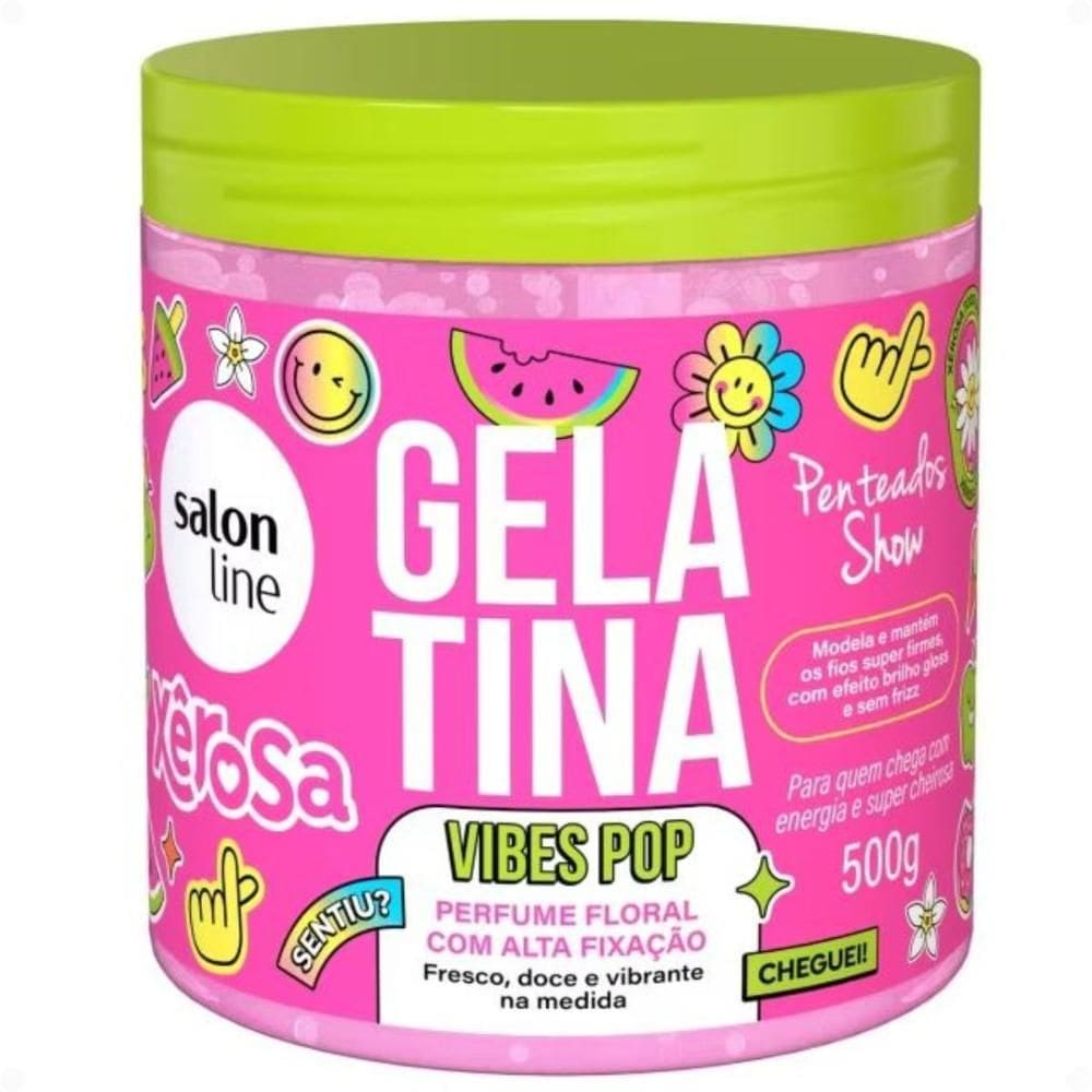 Gelatina Capilar Salon Line Xêrosa Vibes Pop 500g
