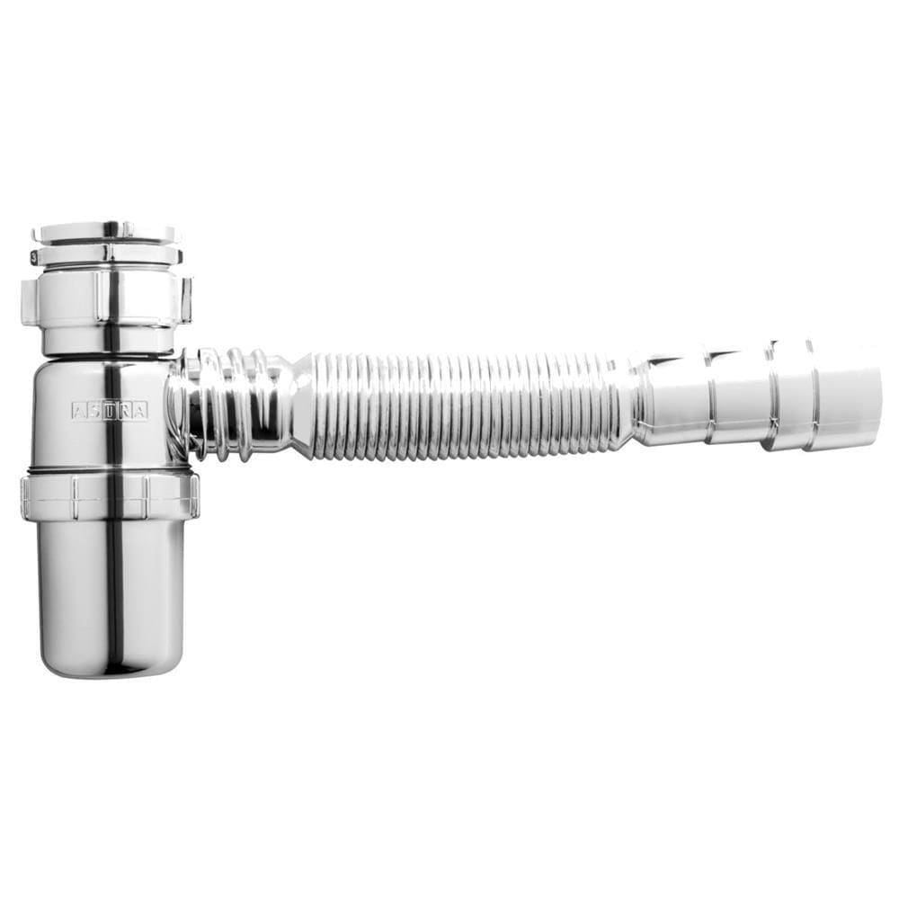 Sifão Sanfonado Universal Copo Cromado - Ssuc2 - Astra Sifao Sanfonado Universal Copo Cromado A Ssuc2