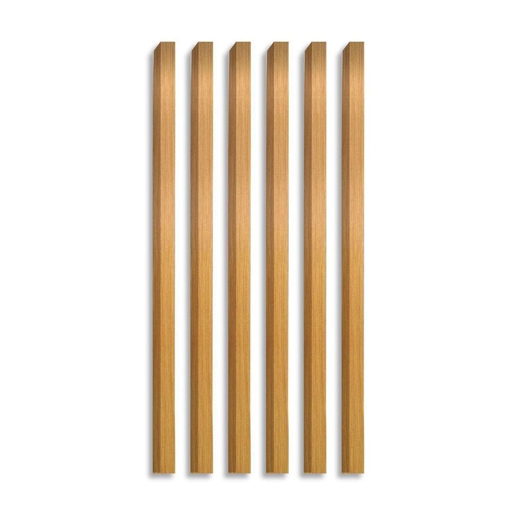 Kit 6 Divisórias Leve Decorativa Wpc 275cm X 24cm X 3,5cm Formaco Decor