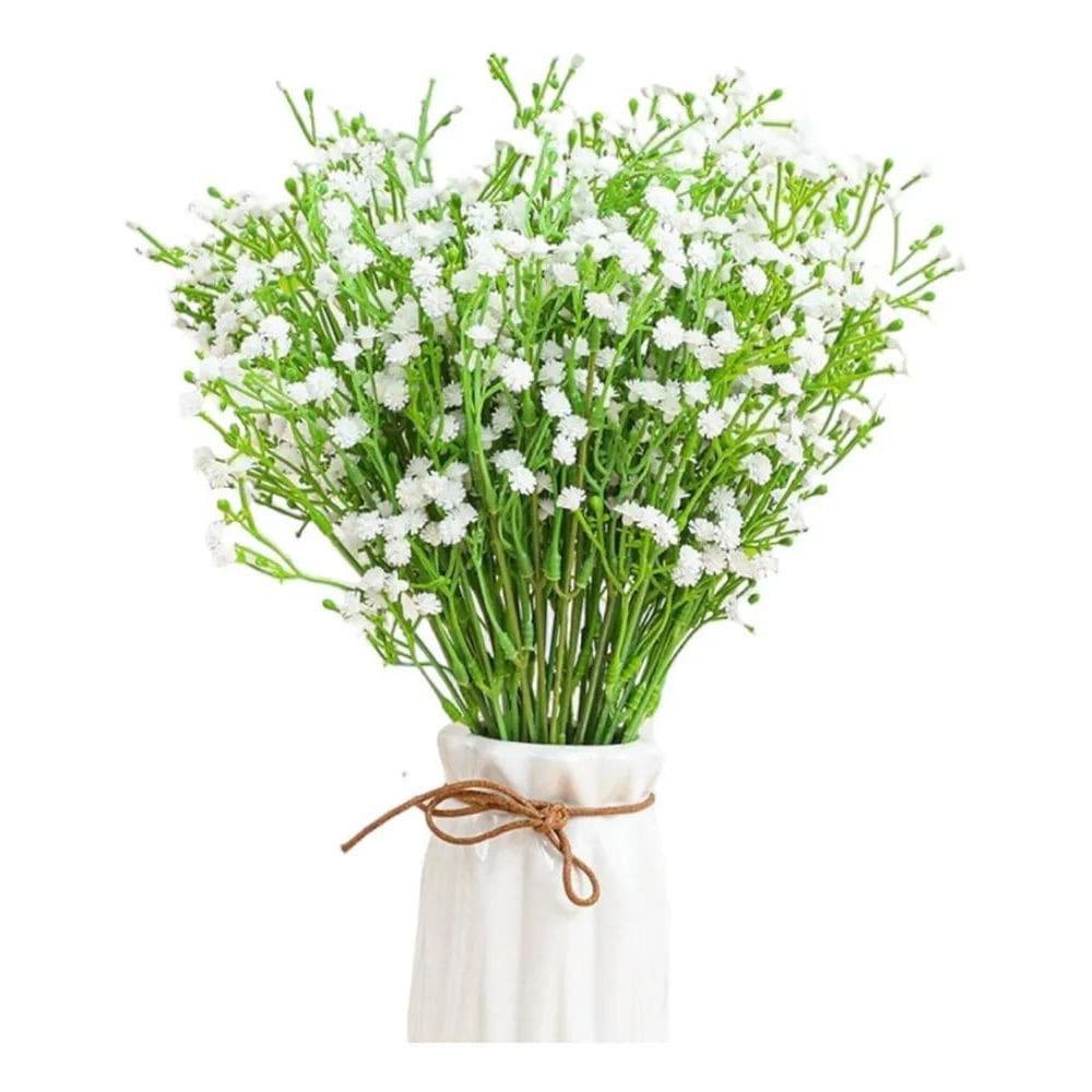 10X Kit 2 Buquês De Mosquitinho Gypsophila Artificial Decor