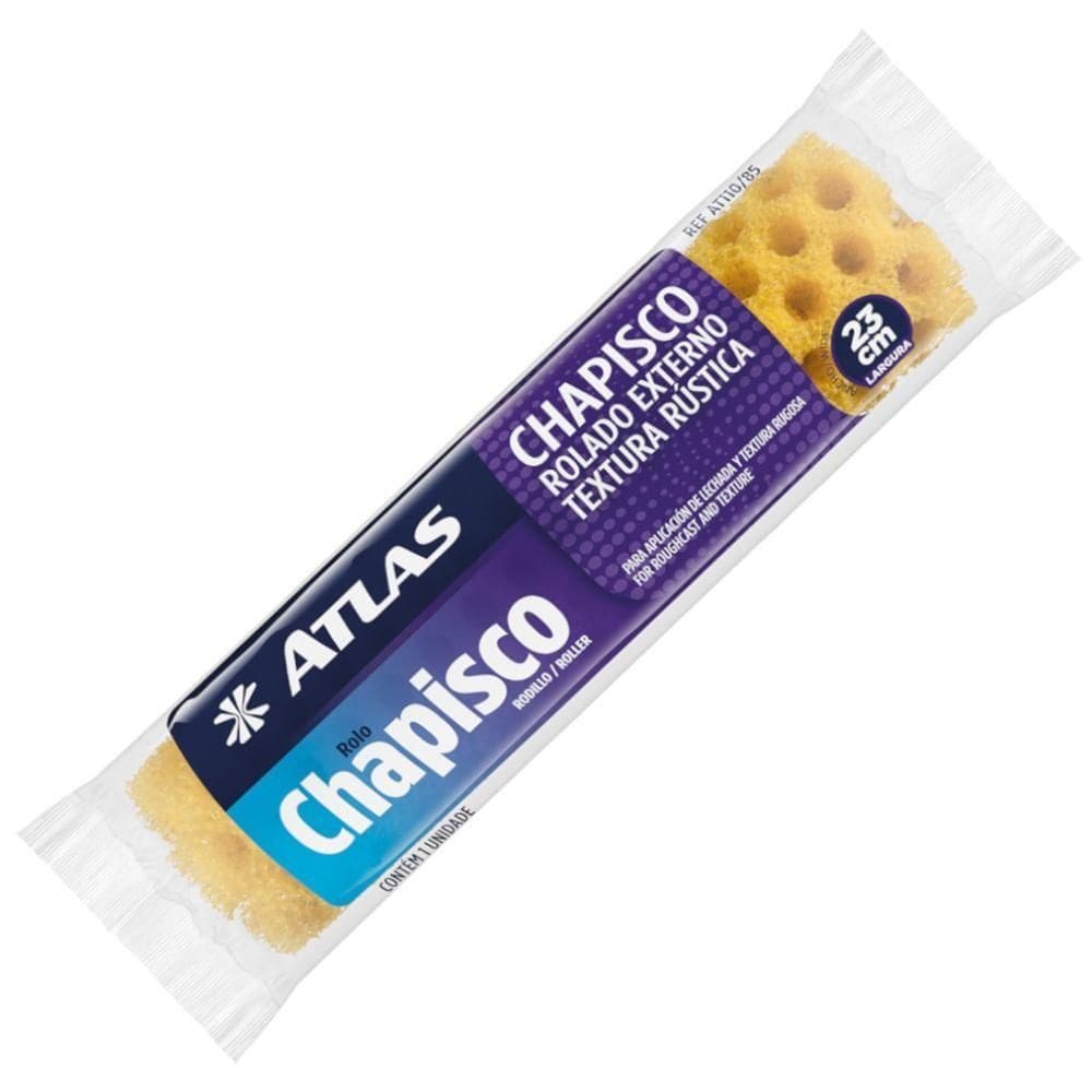 Rolo Chapisco Rolado Espuma 23cm - At110-85 - Pincéis Atlas