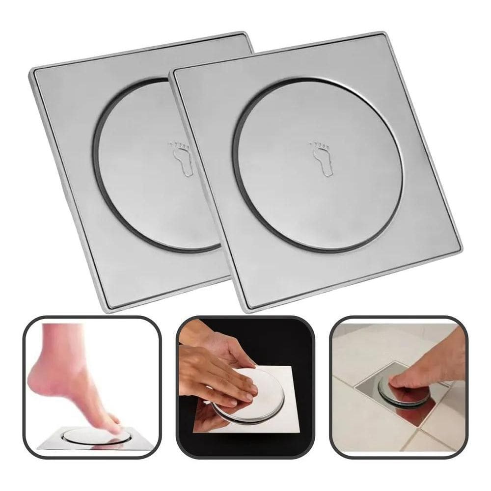 10X Kit 2X Ralo Inteligente Click Pop Up 10X10 Oculto Invis