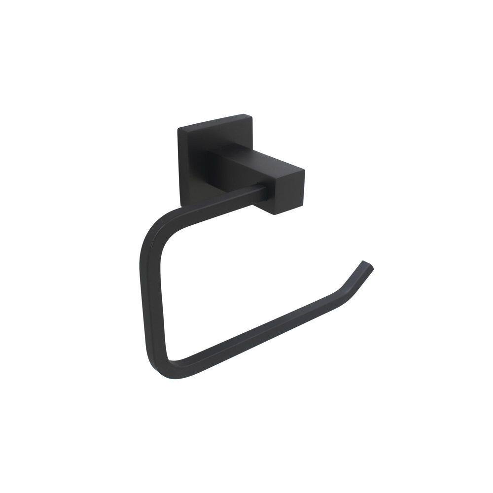 Acessório Banheiro Porta Toalha De Rosto Grafite Preto Fosco