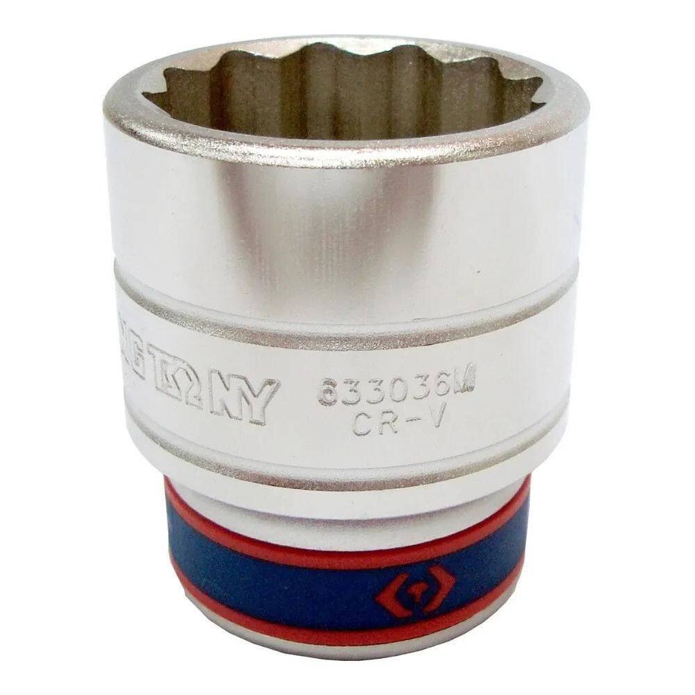 10X Soquete Estriado 36Mm 633036 King Tony Homocinetica Pol