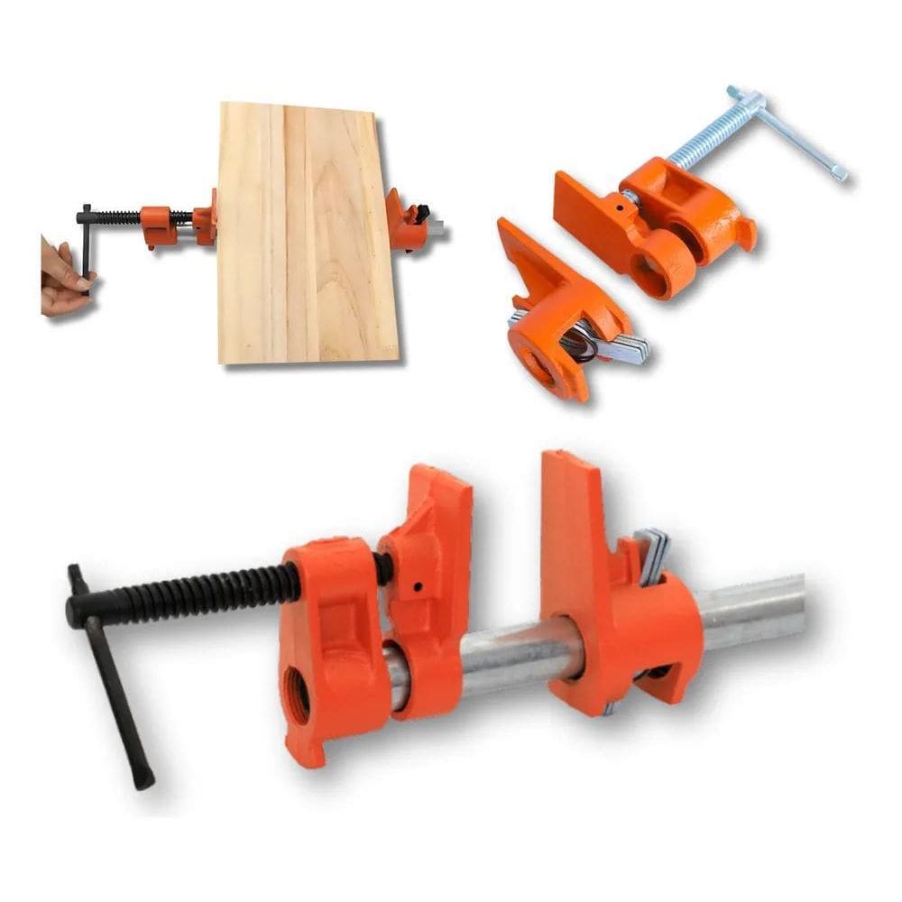 10X Grampo Sargento Cano 3/4 Ajustável 1Un Robusto