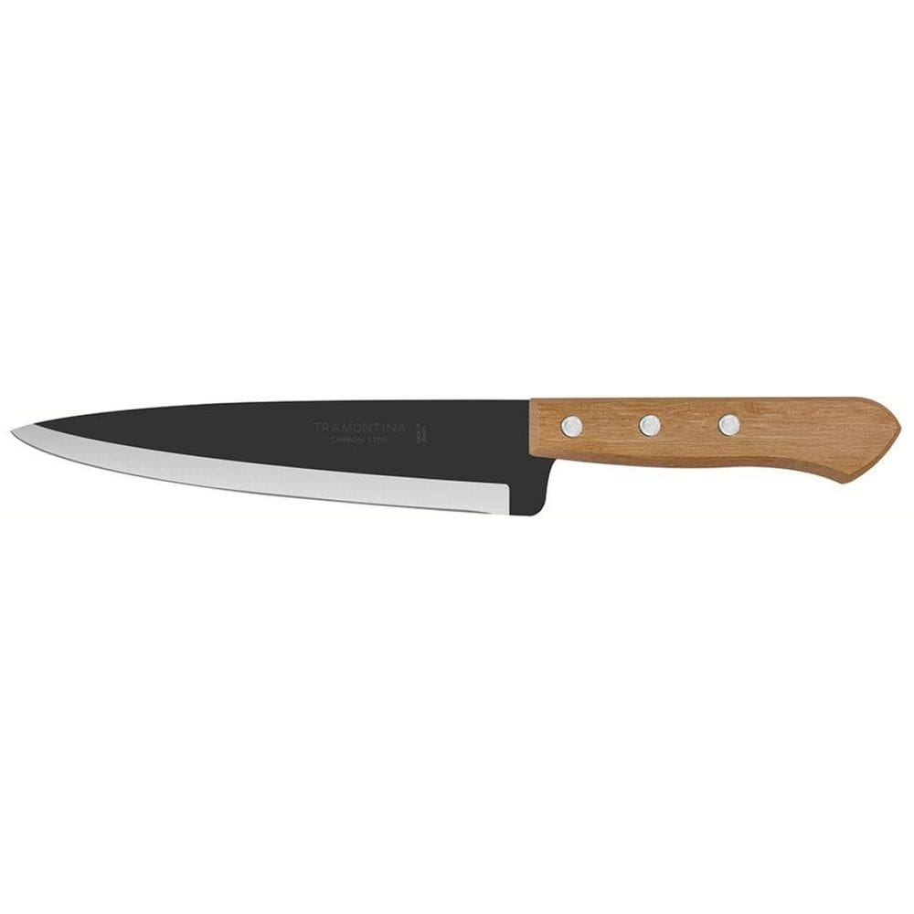Kit 2 Facas Cozinha Peixeira 7 Pol Aço Carbono Tramontina