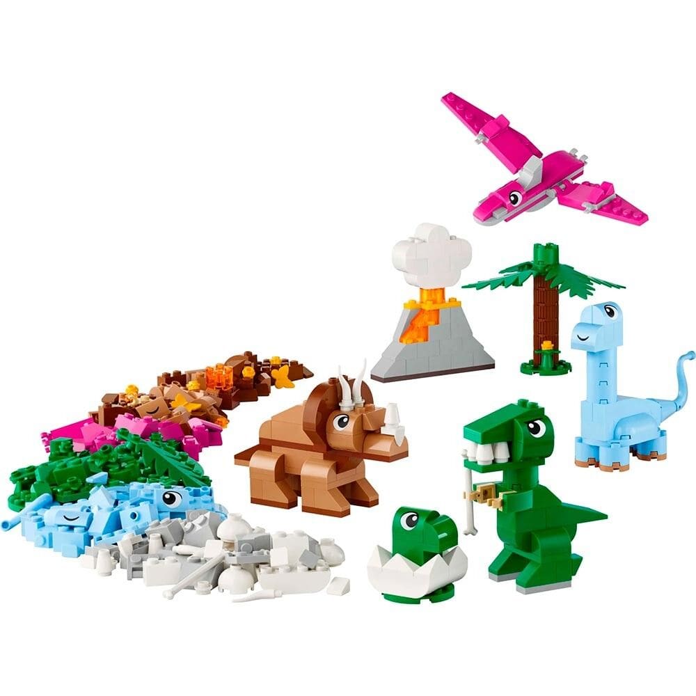 Bloco de Montar - Classic – Dinossauros Criativos - 450 peças - LEGO