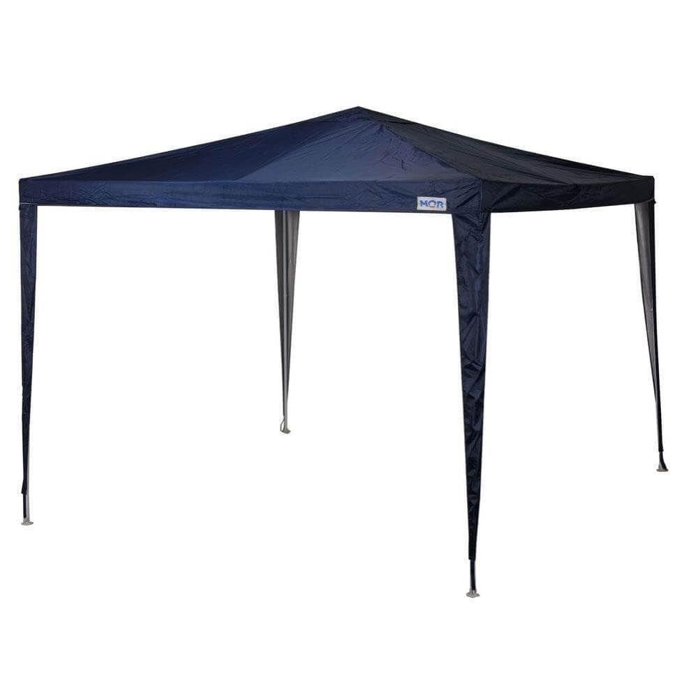 Gazebo Oxford Azul 3x3 Metros- 3523 - Mor Gazebo 3x3m Pol Azul Mor 003523