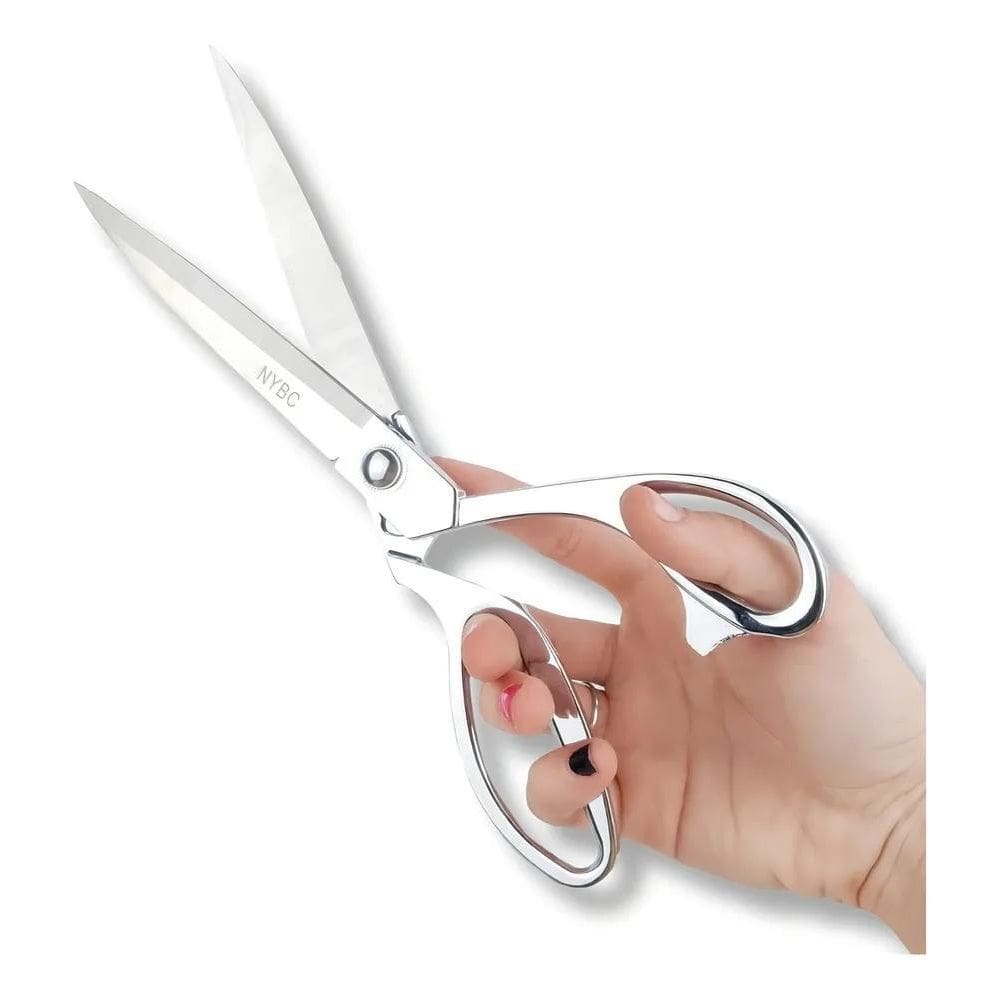 10X Tesoura De Costura Profissional Prata 20 Centímetros -