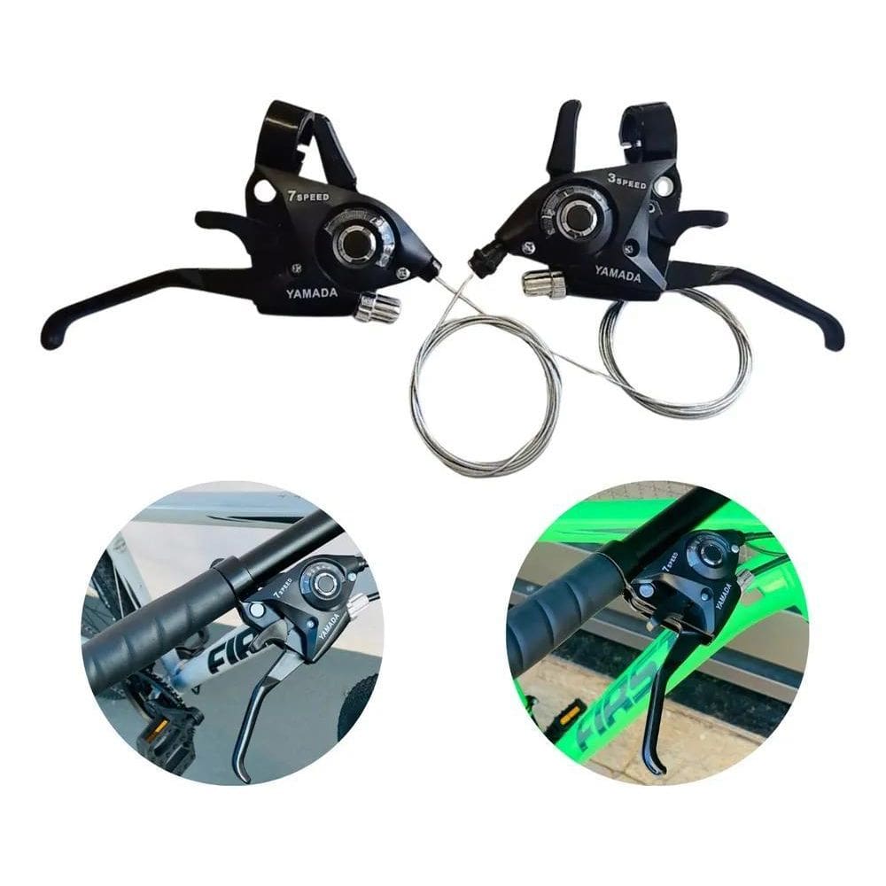 10X Alavanca Passador Marchas Bike Rapid Fire Yamada 21V In