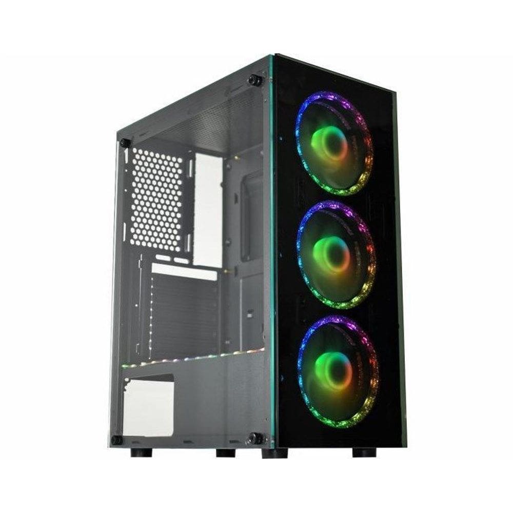 Gabinete Gamer Kmex CG-BL10 LED RGB