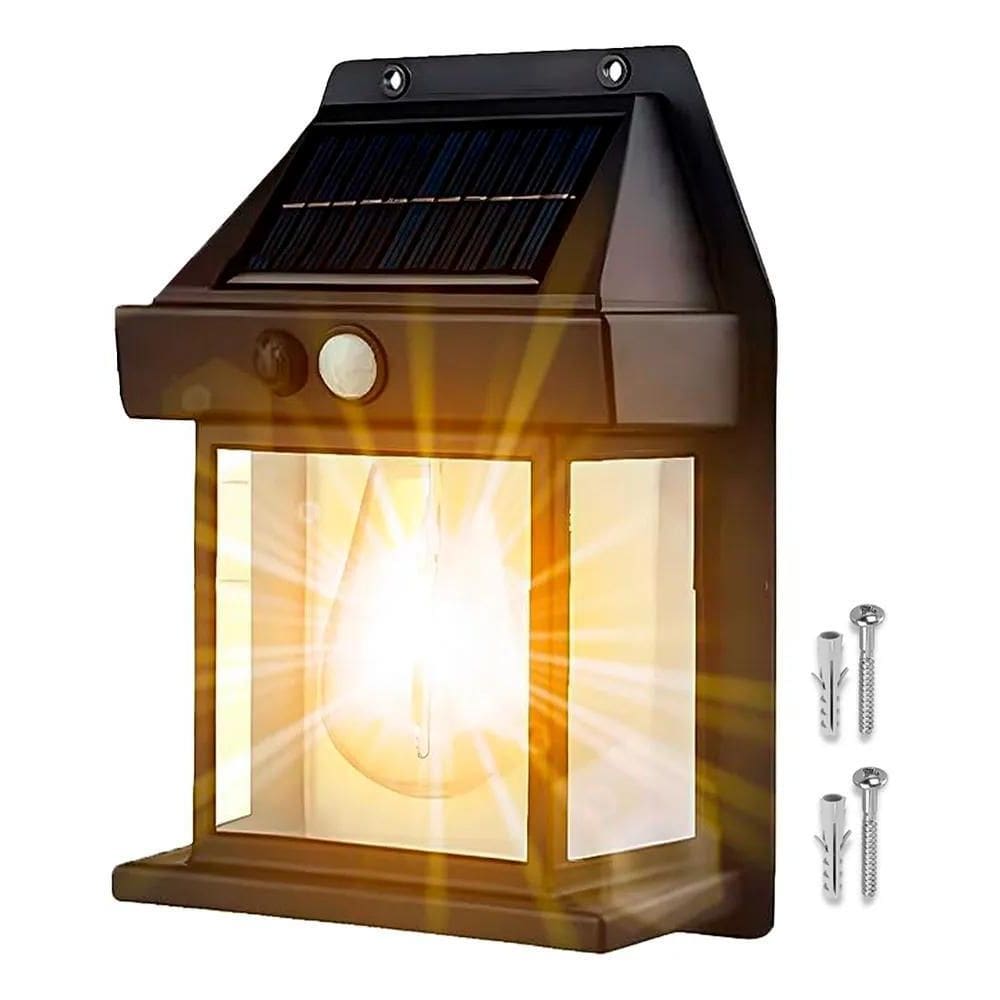 10X Luminaria Solar Com Sensor De Presença Automático Luz L