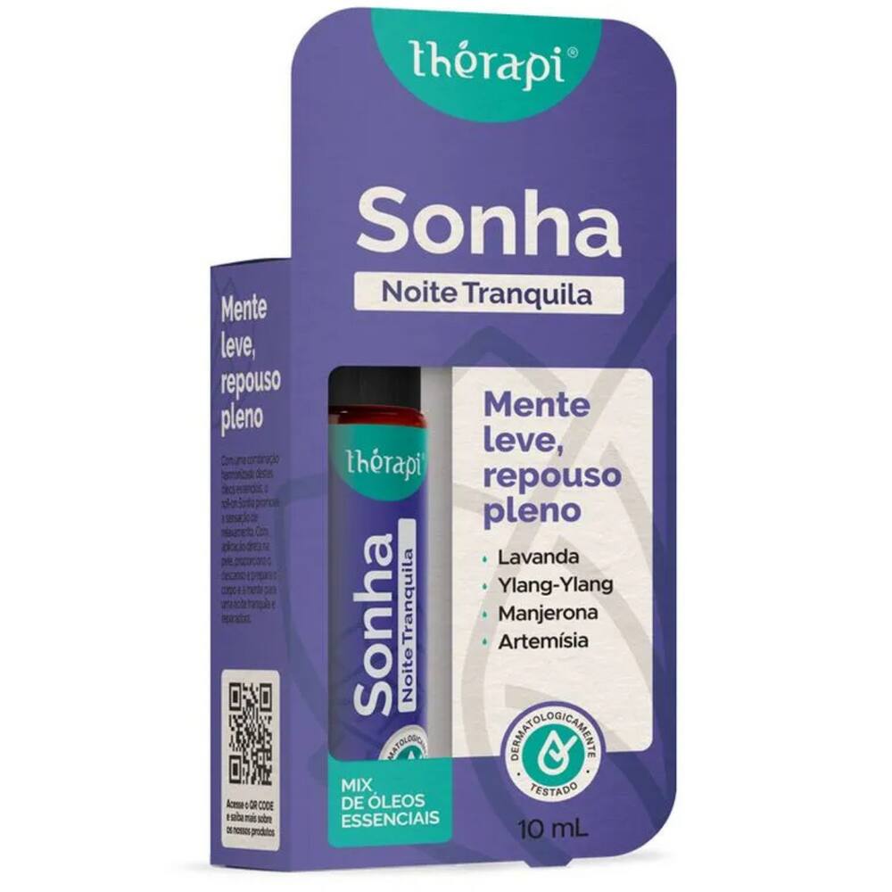 Mix De Óleos Essenciais Sonha Roll-On 10Ml Thérapi Ylang Ylang Lavanda