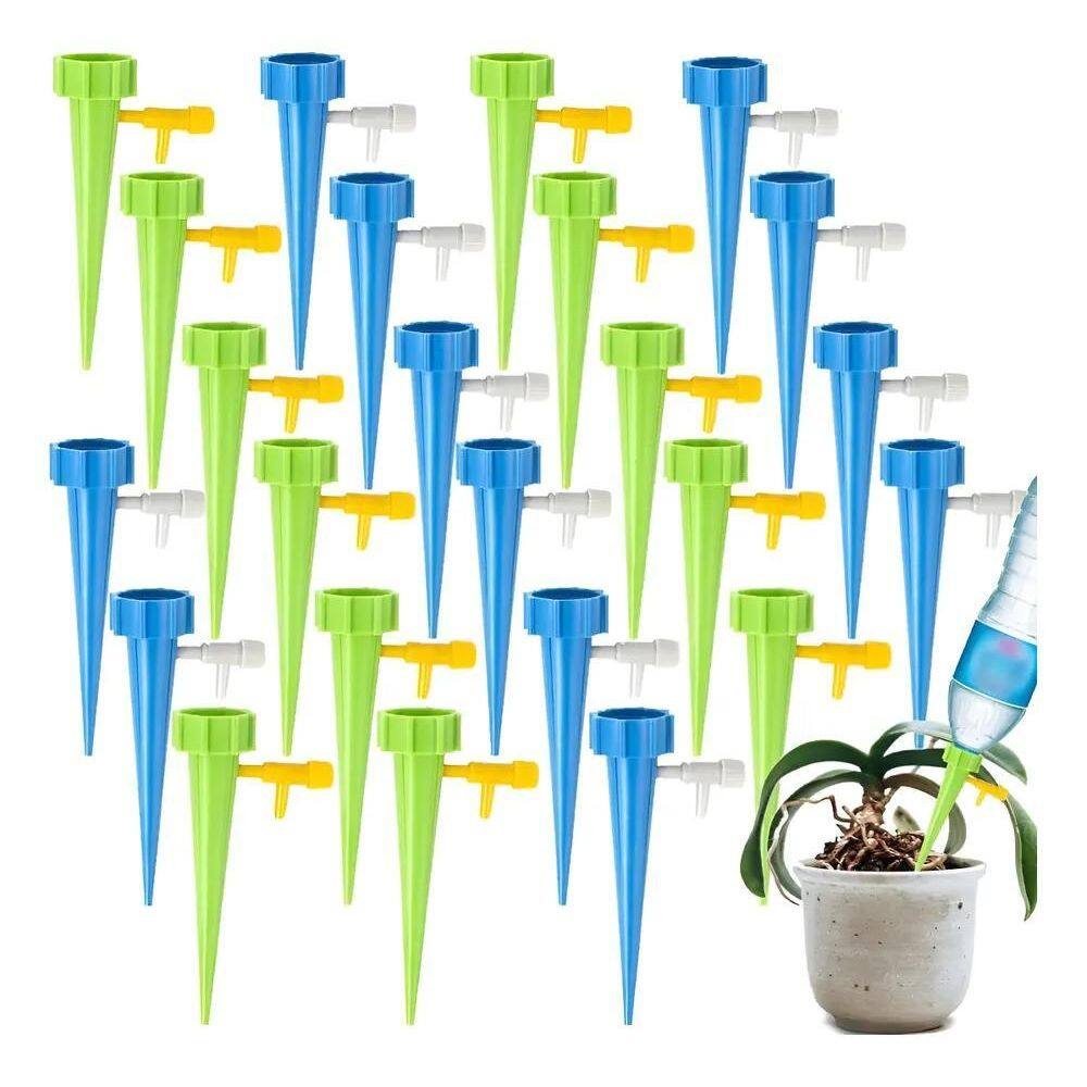 10X Kit 24 Gotejador Irrigador Acoplável Garrafa Pet Planta