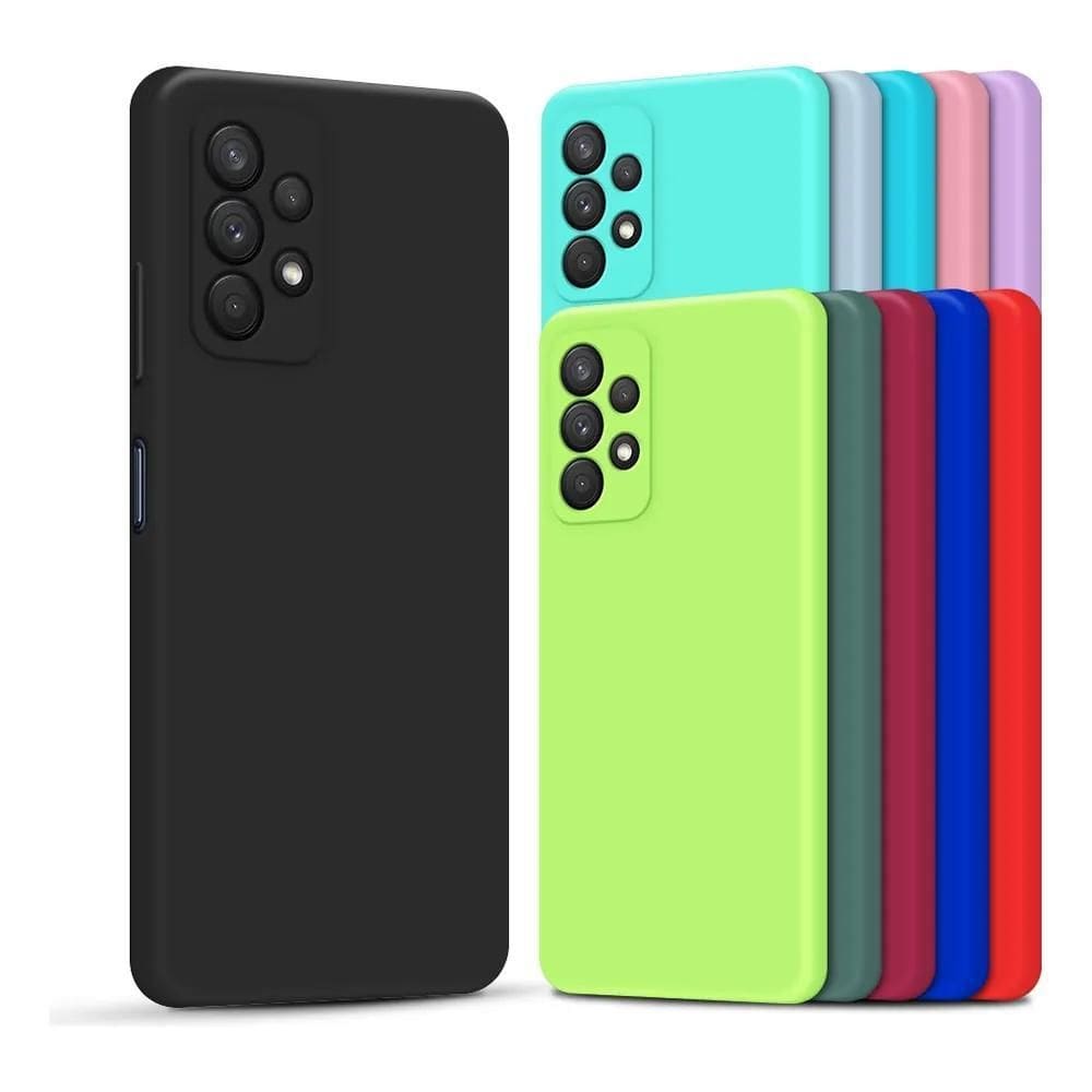 10X Capa Capinha Compatível Com Galaxy A23 Silicone Aveluda