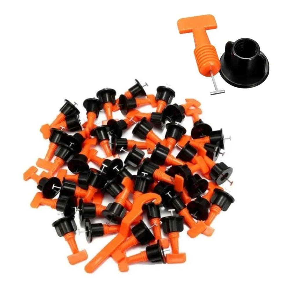 10X Nivelador Porcelanato Cunha Espaçador Alicate Reutiliza