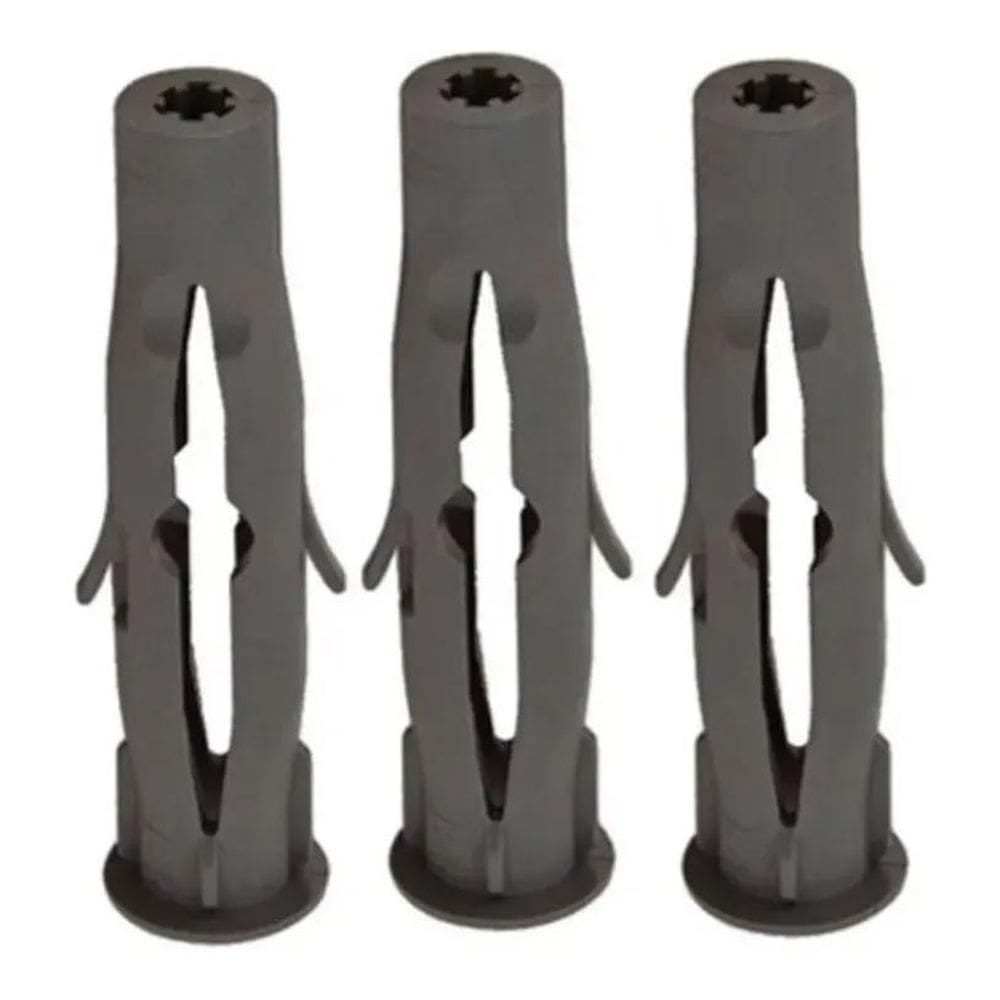 10X Iv Plast Bucha 6Mm P/Tijolo Furado Parede Oca Tijolo Ba