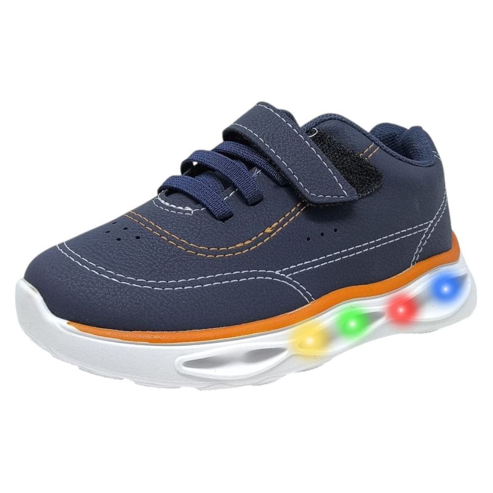 Tênis Infantil Menino com Luz Conforto Estilo Molekinho
