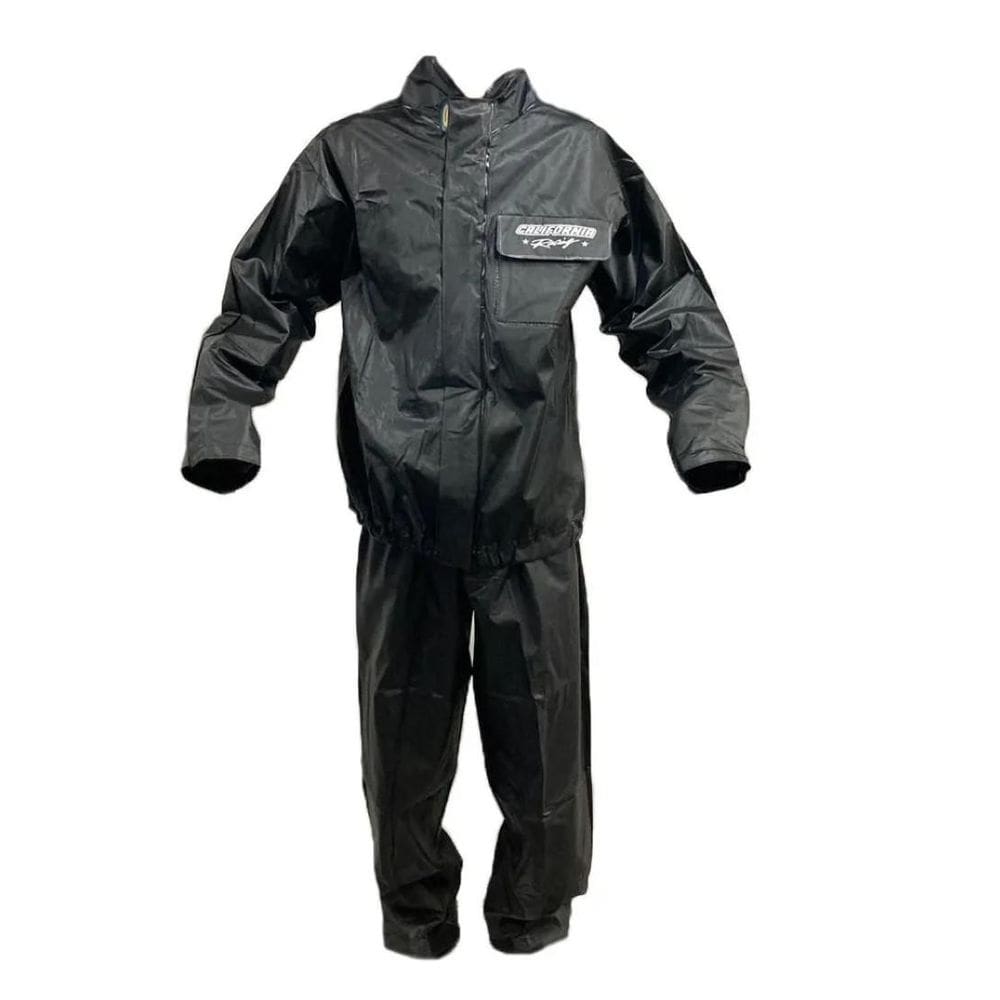 Capa De Chuva California Racing Pvc Impermeavel - Tamanho P