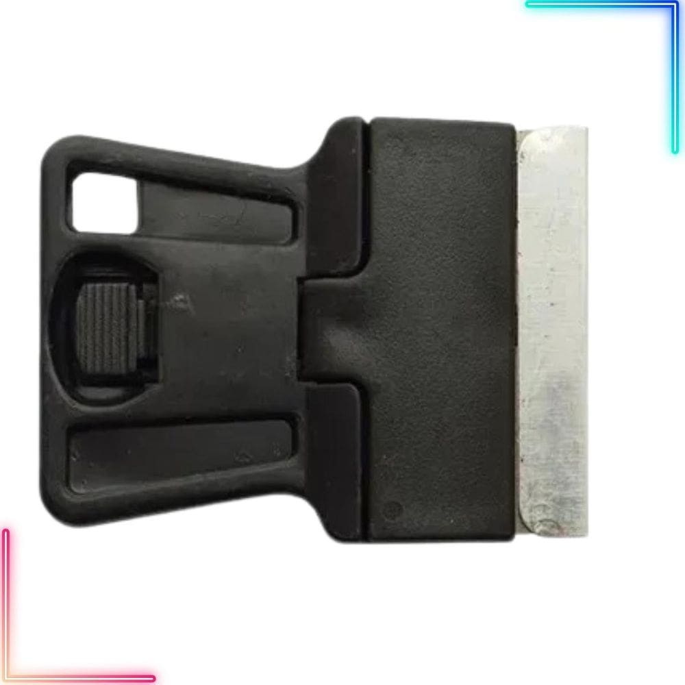 Mini Ratinho De Plastico Raspador Com 1 Lâmina Aço Estilete