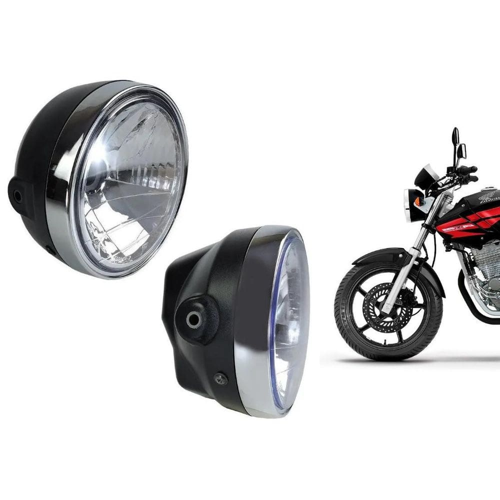 Farol Completo Sem Lâmpada Honda Cbx 200 Strada Cbx 250