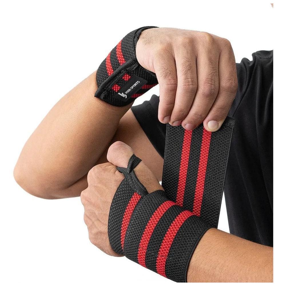 10X Par Munhequeira Elástica De Pulso Crossfit - Keer Sport