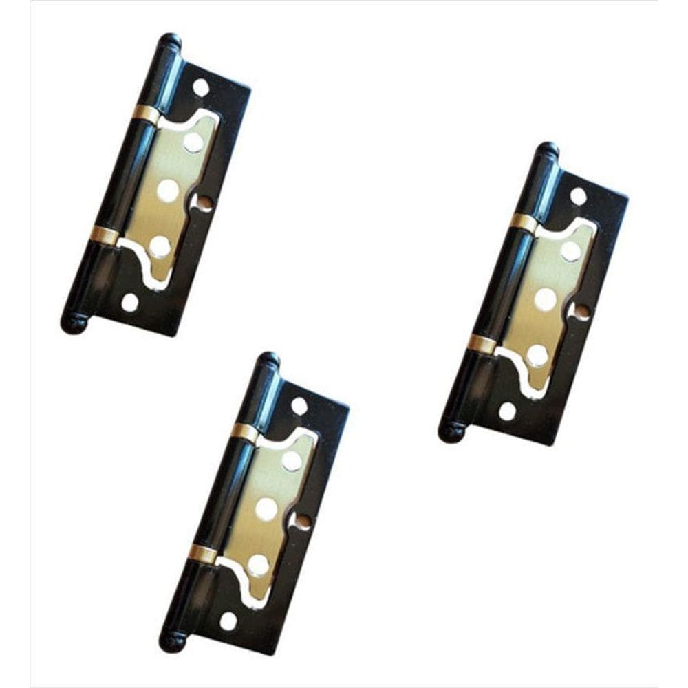 Dobradiça Tolemat Sobrepor Pino Mista Ouro Velho 30Kg