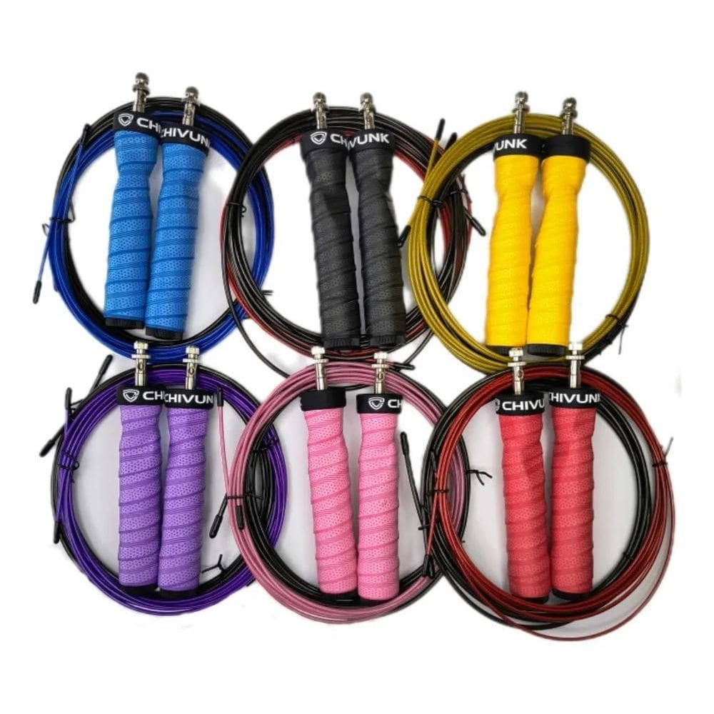 10X Corda De Pular Crossfit Speed Rope Profissional Com Rola