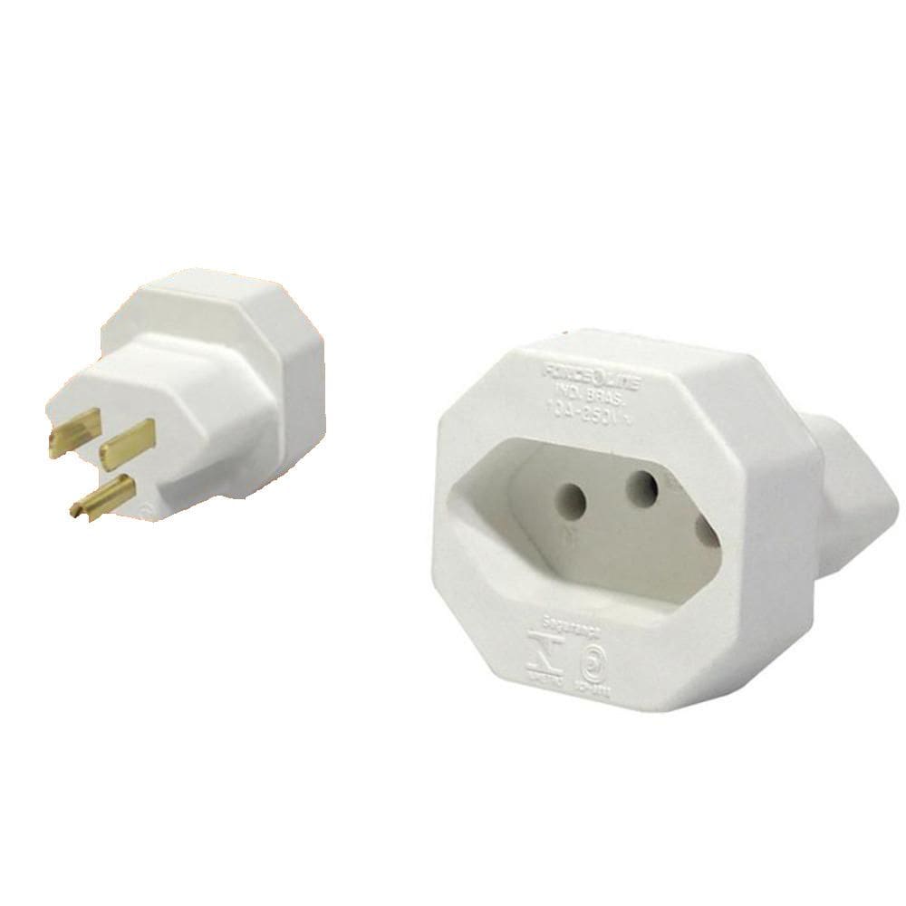 Adaptador Tomada Tripolar Padrão Force Line