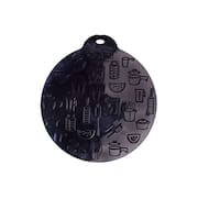 Almofada de Silicone Preta 19cm Para Fogão De Indução Magnética