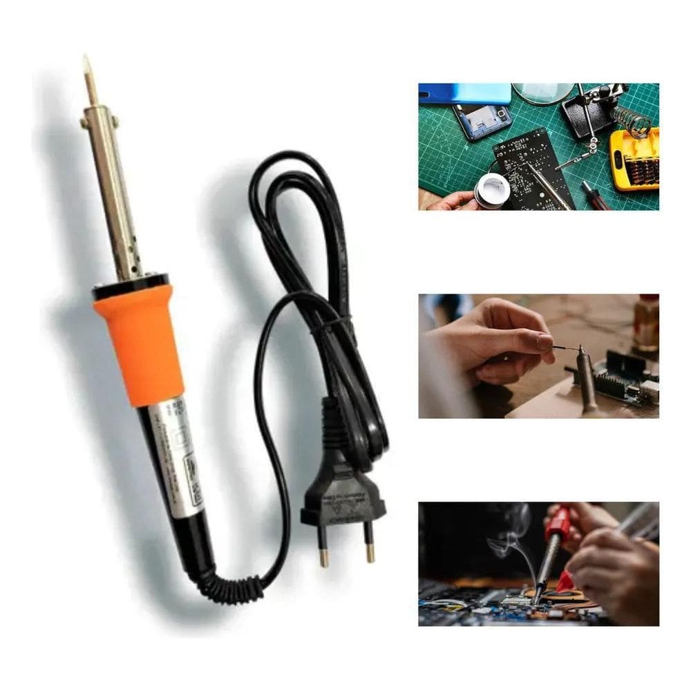 10X Ferro De Solda 60W Soldador Eletrônica Com Suporte