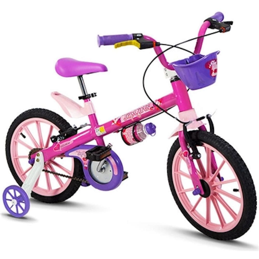 Bicicleta Para Menina Top Girls Aro 16 Nathor