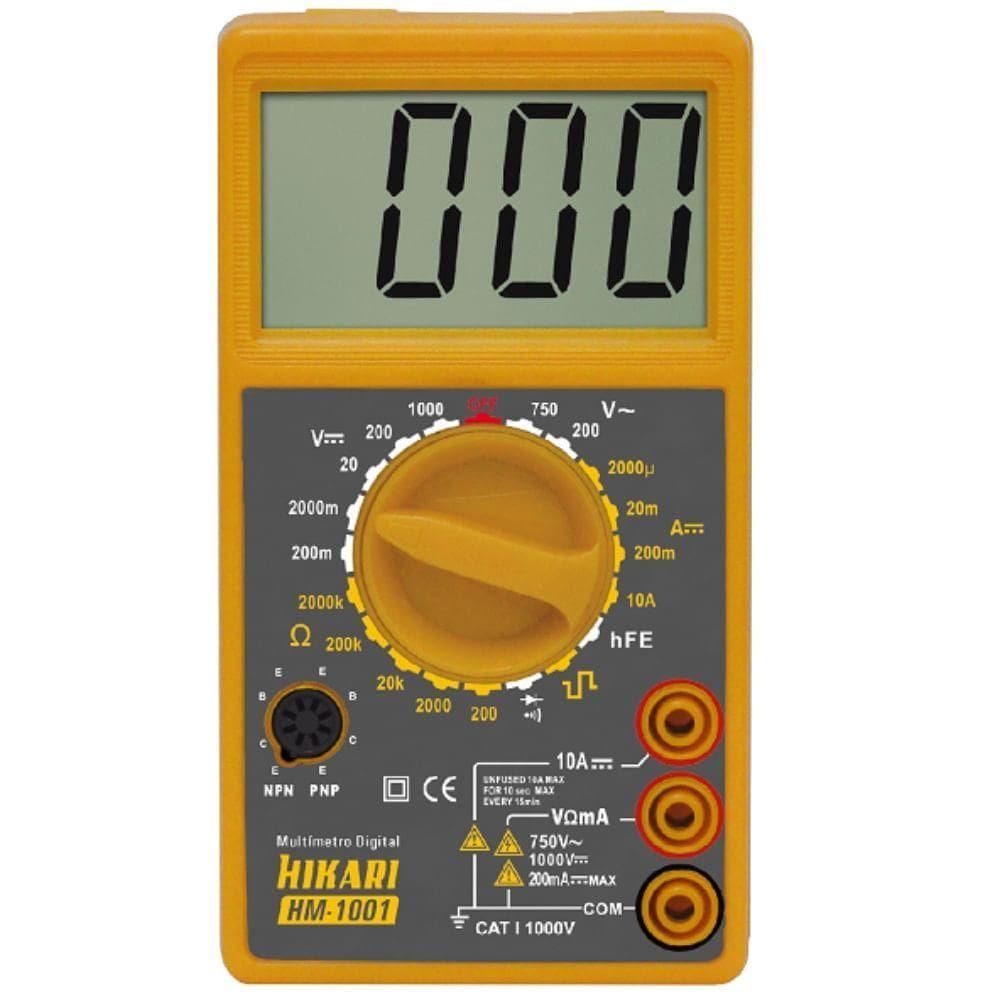 Multímetro Digital Hm-1001 - 21n240 - Hikari