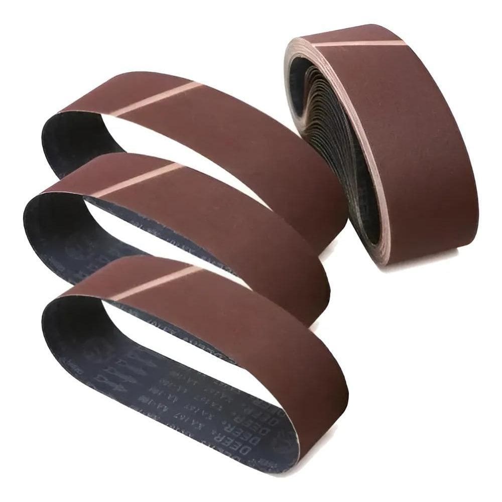 10X Cinta De Lixa 533X76 Para Makita Kit 3 Peças Madeira/Fe