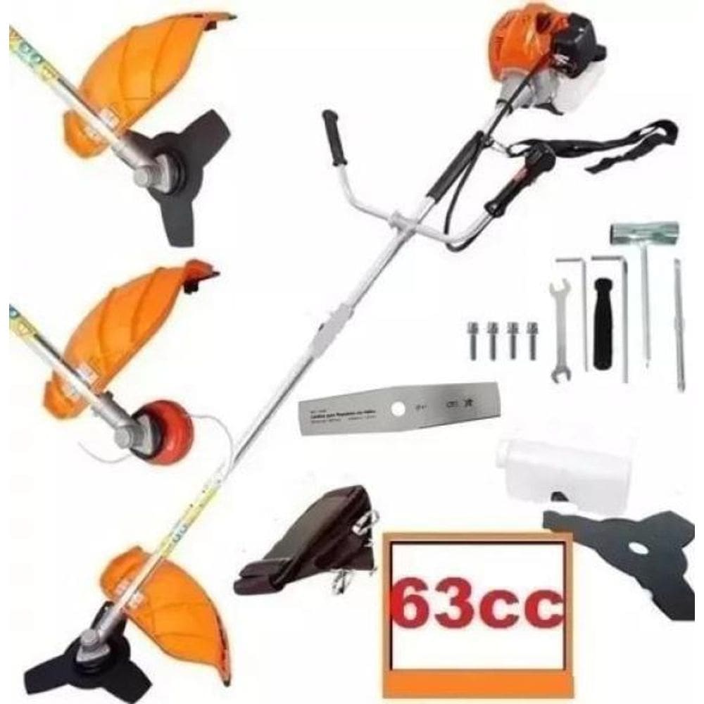 Roçadeira 4X1 Profissional 63Cc A Gasolina Nakasaki