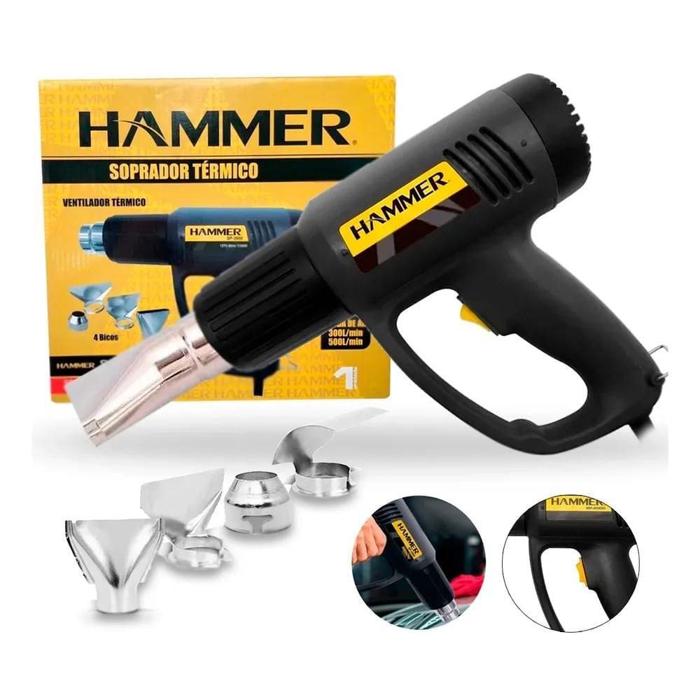 10X Soprador Térmico 1700W Hammer