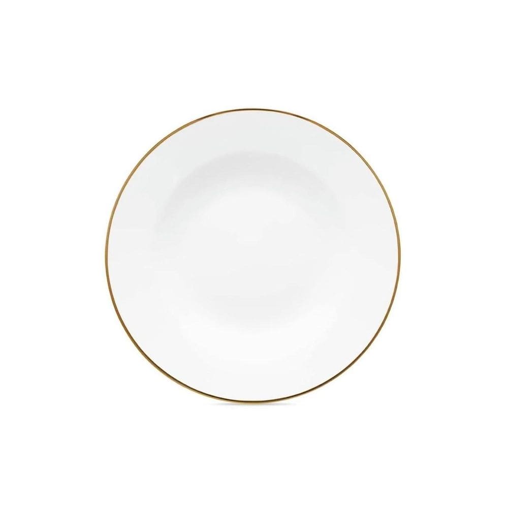 Prato Fundo Porcelana Flamingo Oxford 23,5Cm Sofia Ouro