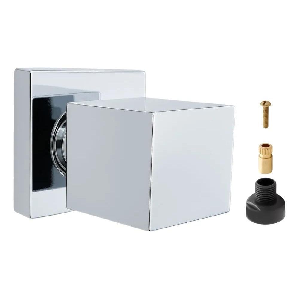 10X Acabamento P/Registro Quadrado Em Metal Cromado Padrão