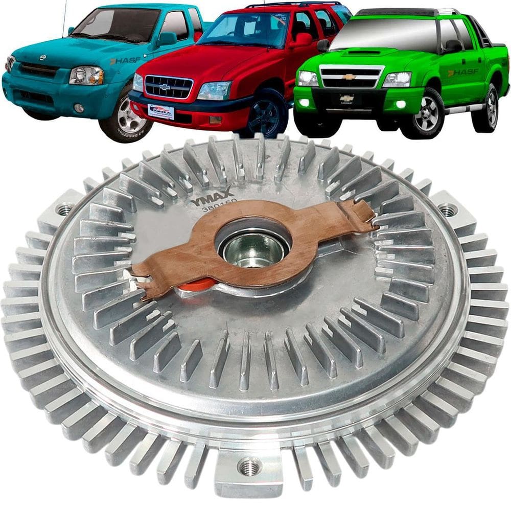 Polia Embreagem Viscosa S10 Frontier Troller 2.8 Mwm 01/11