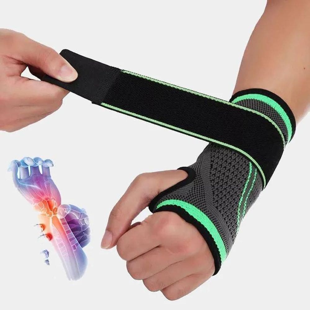 10X Munhequeira Alta Compressão Tendinite Protetor Punho Te