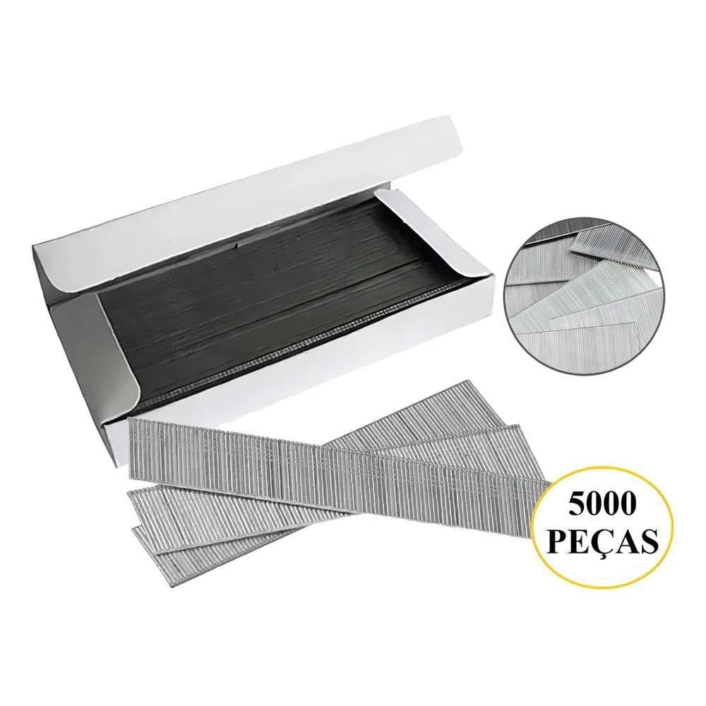 10X Caixa Com 5000 Pino Aço T Para Pinador Pneumatico 20Mm