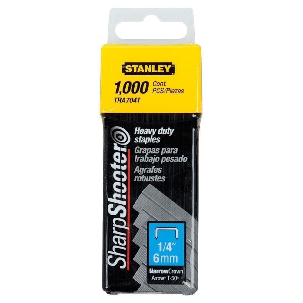 Grampos De Uso Geral 1-4”” 1000 Peças Para Uso Em Tr150 - Tra704t - Stanley Grampos 1-4”-1000pc P-tr150 Stanley Tra704t