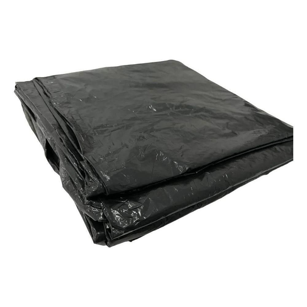 10X Lona Plástica Preta 4X10 M Para Proteger Móveis Na Pint
