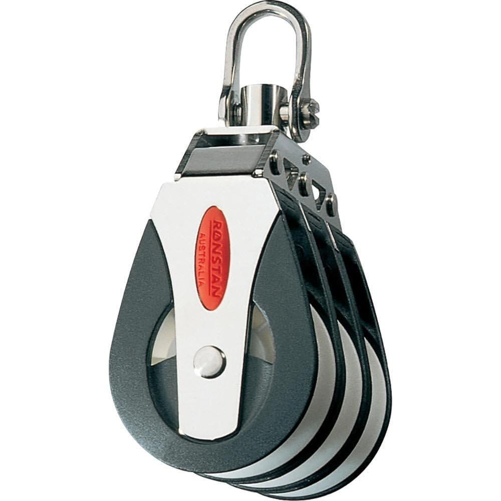 Cabeça giratória tripla Block Ronstan Series 40