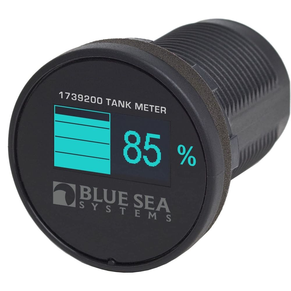 Medidor eletromecânico Blue Sea Systems 1739200 Mini Medidor de Tanque OLED 12V/24V