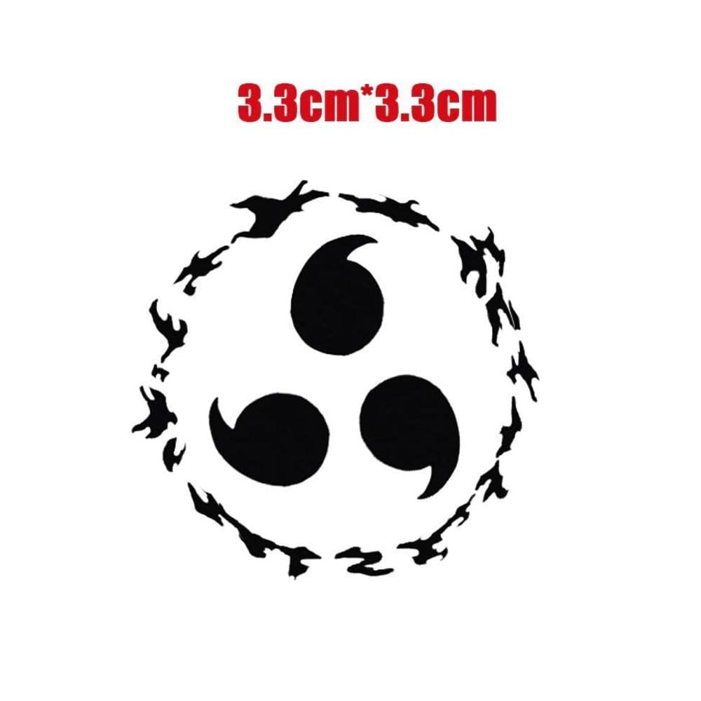 Tatuagem Temporaria Anime Naruto Símbolos Cosplay