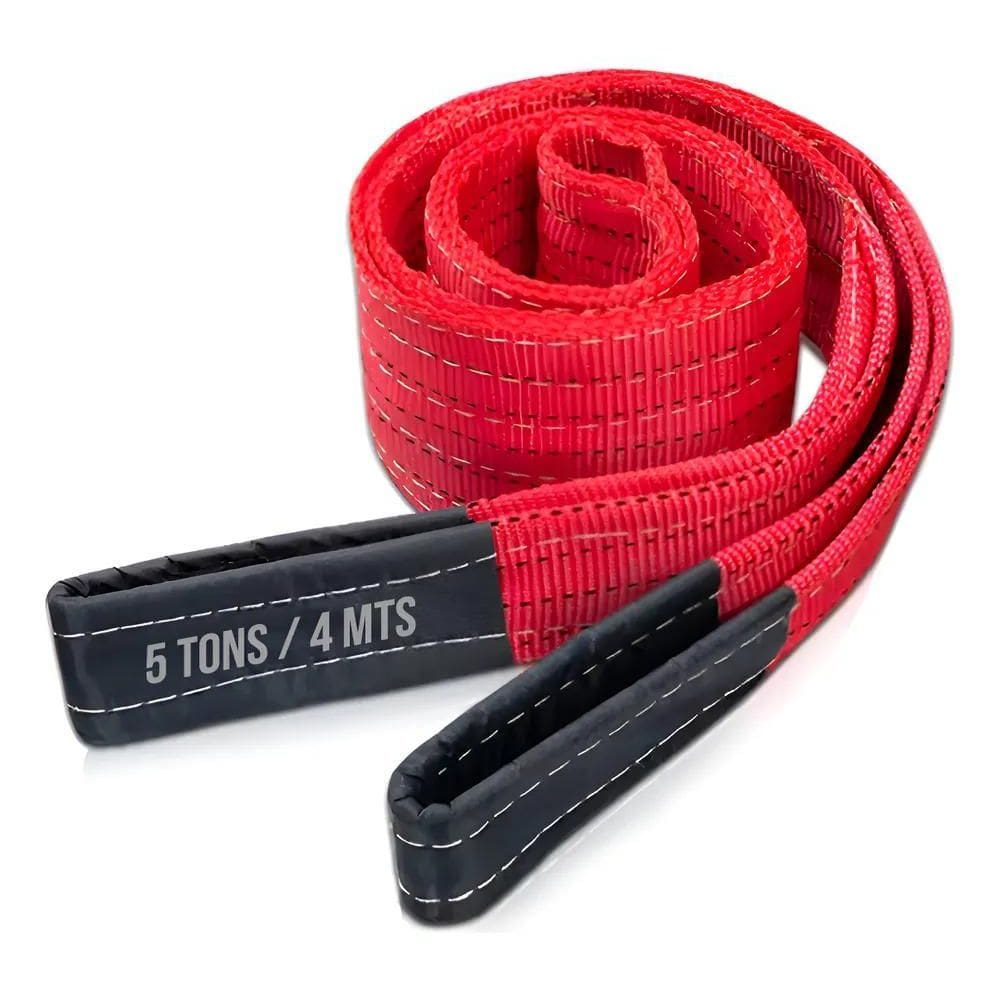 10X Cinta De Elevação De Carga 5 Toneladas 4 Metros Reforça